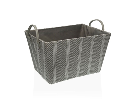 Cesta Versa Gris Papel (26 x 22 x 36 cm)