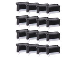 Juego de 16 luces solares LED para escalones, impermeables IP65, en ABS con activación automática, CHABERLU