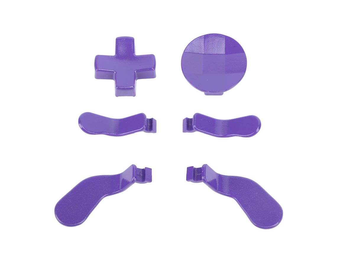 6 Piezas De Palancas Y Crucetas Metálicas Para El Mando Inalámbrico Elite Series 2 Core - Morado Oscuro - Kit De Reparación Y Accesorios