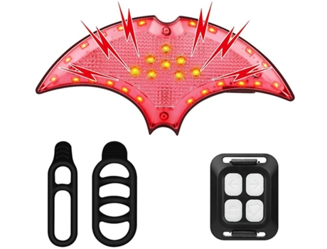 Luces traseras de bicicleta Señales de giro Luz trasera de bicicleta con control remoto Co CHRONUS