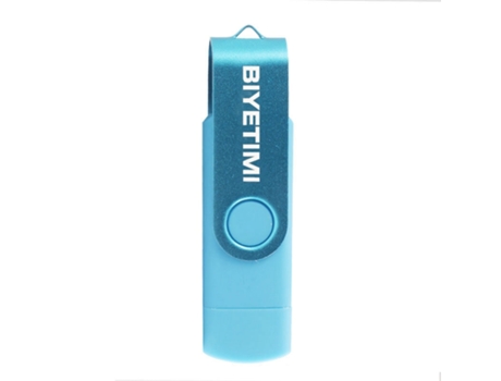 Pen USB SLOWMOOSE Alta Velocidad Personalizable Disco U para Smartphone (Azul - 128GB)