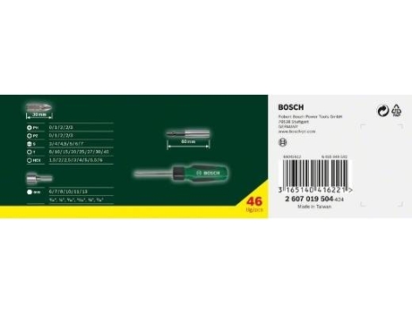 Conjunto de 46 Destornilladores BOSCH
