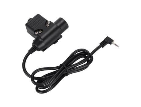 Cable HURRISE Ptt Ppt para Walkie Talkie Cable Ppt Multifuncional de 2 5 Mm de Orificio Único para Radio de Sonido Walkie Talkie