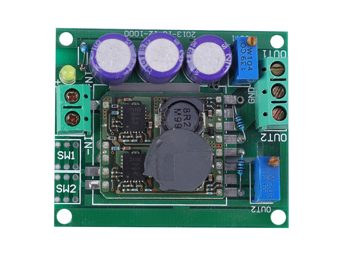 Módulo De Potencia Step-down Ajustable Dc-dc 7-20v A 1-16v Control De Voltaje Reductor Placa