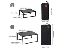 Ligera Mesa Plegable Portátil Para Acampar Al Aire Libre Mochilero Barbacoa Picnic