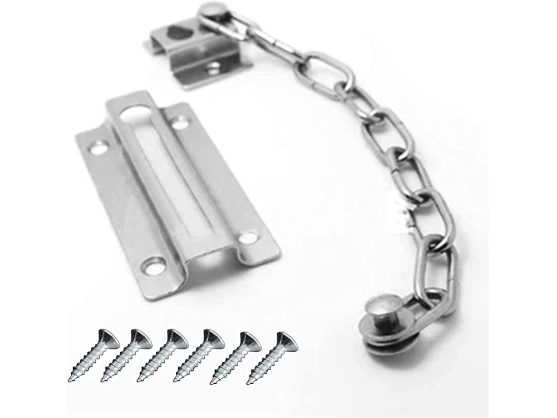 Piezas: Cadena De Seguridad Candado, Seguridad, Resistente, Protección, Acero Inoxidable