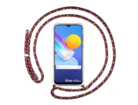 Carcasa Vivo Y72 5G TUMUNDOSMARTPHONE Colgante Rosa
