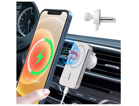 Cargador Carro Sem Mo para iPhone 12 Pro Max/12 Mini/12 Pro/12 YIZHOOD Blanco