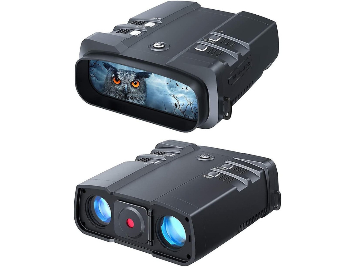 Binoculares de visión nocturna 1080p 1640 pies IR 5W CMOS de alta sensibilidad para caza, acampada y vigilancia, color negro Bestvite