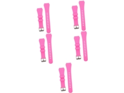Conjunto De 5 Pulseiras De Substituição Elegantes Para Smartwatches, Feitas De Silicone Durável.