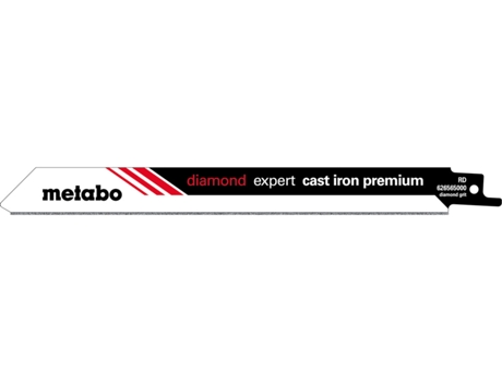 METABO 2 hojas para sierras de sable "expert cast iron premium" 200 x 1,0 mm (626565000)