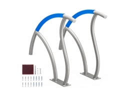 Pasamanos para piscina de acero inoxidable 304 de Tekmaquinas, resistente a impactos y a la intemperie