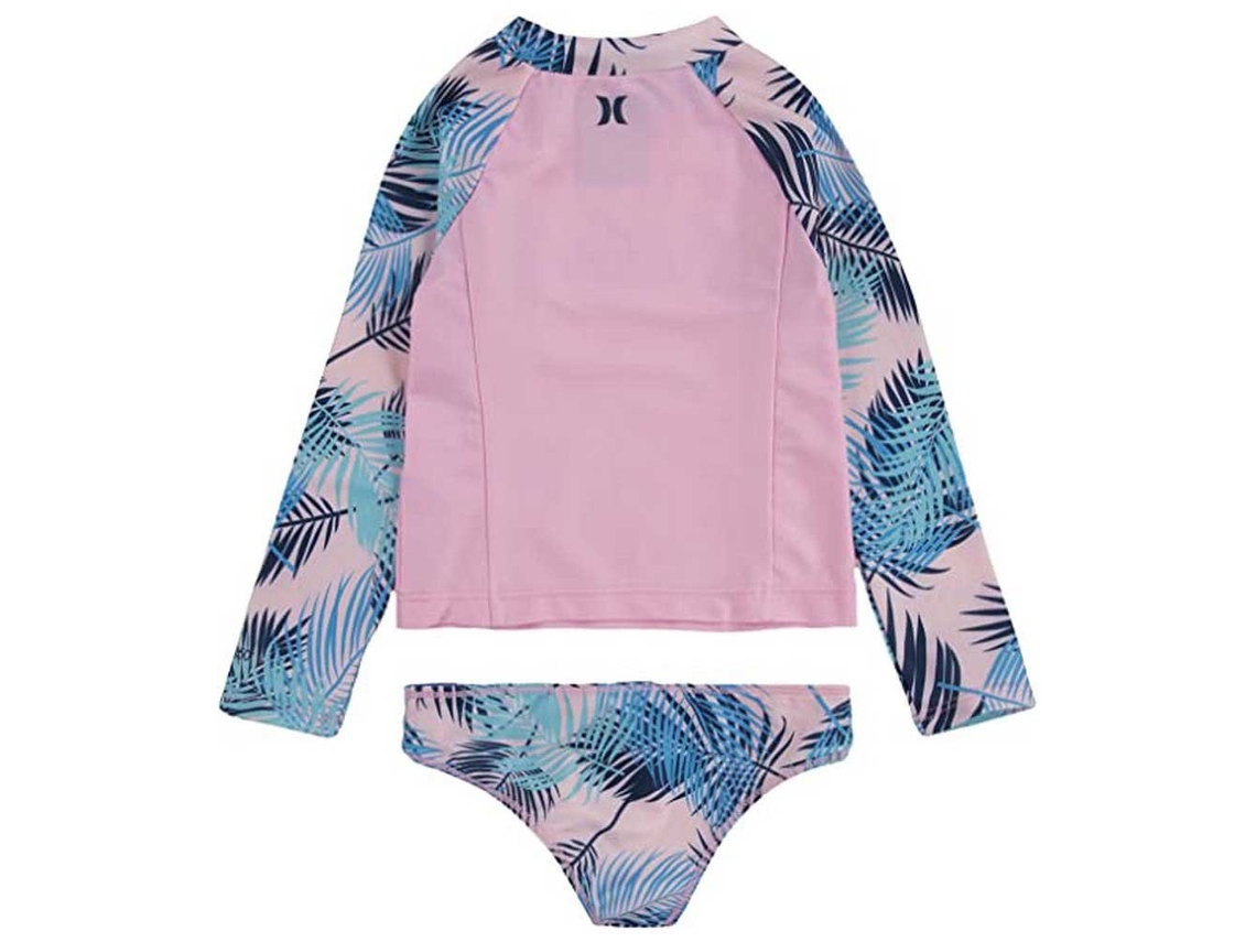 Conjunto de Guarda-Chuva Feminino Manga Longa com Zíper Completo Set 384426 Rosa 6Xhurley