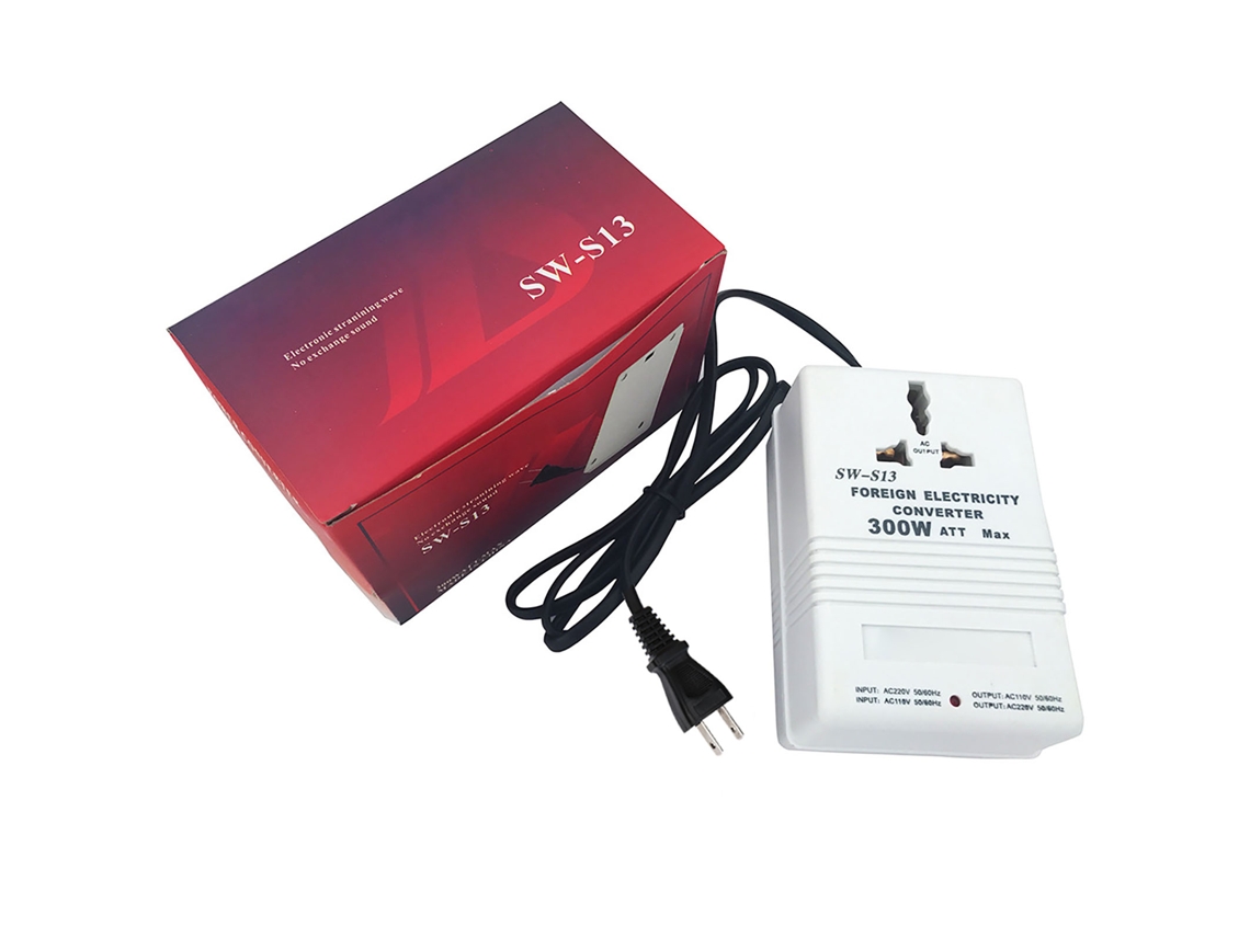 Transformador Convertidor De Corriente Alterna De 300 W, De 220 V A 110 V Y De 110 V A 220 V, Con Enchufe Internacional Estadounidense.
