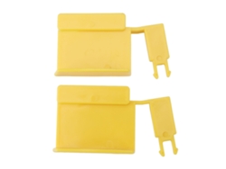 2 Abrazaderas De Cierre 519-7420b Para Filtro De Piscina Waterway, Color Amarillo.