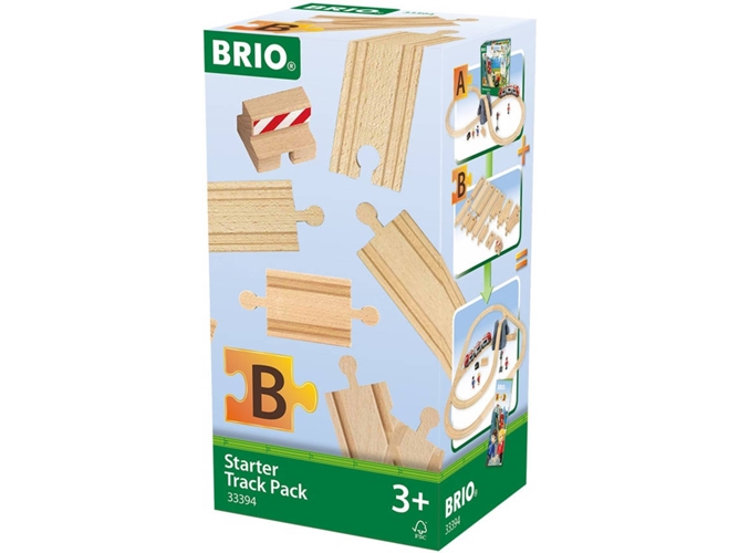 Pieza para Pista Ferroviaria BRIO Starter Track Pack