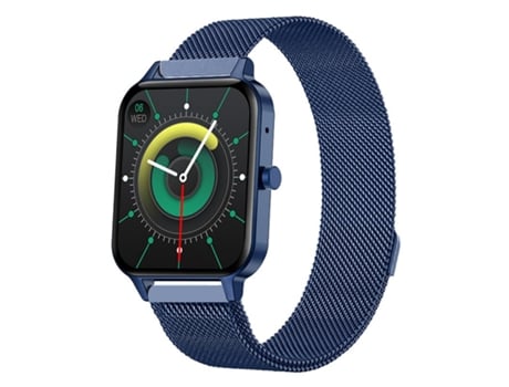 Smartwatch Mx7 Llamada Bluetooth IP68 Impermeable Acero Azul