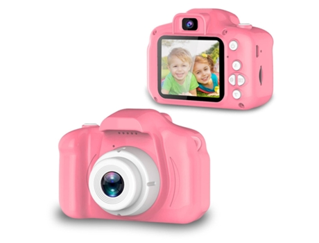 Cámara Digital Compacta TURMIN X2 Nivel de Entrada para Niños 2 Pulgadas 13Mp Regalo para Niños Rosa