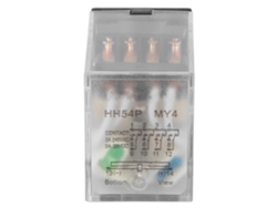 Relé Intermedio Electromagnético Hh54p 24vdc 5a 14 Pines Bobina Dpdt