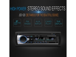 Reproductor De Audio Para Coche Jsd-520 Con Bluetooth, Radio Fm, Entrada Aux, Ranura Para Tarjeta Sd, Usb, Mp3, Mmc, Wma Y Control Remoto.
