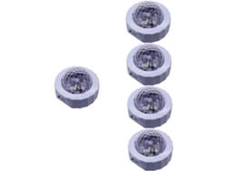 Juego De 10 Luces Led Recargables Vía Usb Para Discoteca, Iluminación Ambiental De Coche,