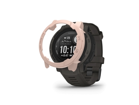 Caja de reloj Garmin Instinct de medio paquete con marco de 2 piezas (rosa)