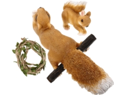 Figura Colgante De Resina Con Forma De Ardilla Para Maceta Decorativa