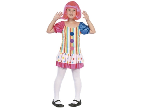 Disfraz de Niña CENTROXOGO Payaso (Tam.: 110-120 CM)