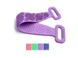 Cepillo De Baño De Silicona Para La Espalda, Exfoliante Corporal Para Usar Con Las Manos, Fácil De Limpiar Y Crea Espuma.