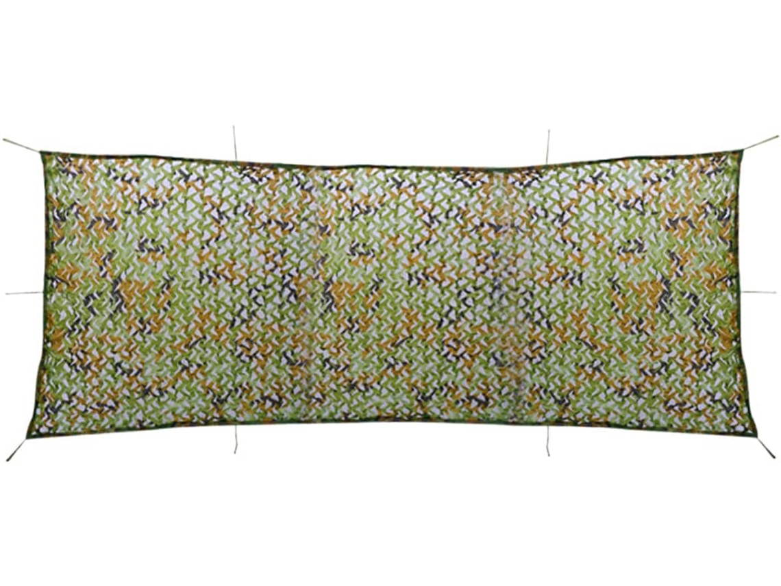 Red de camuflaje VIDAXL Verde Tela ( 1,5x4 m)