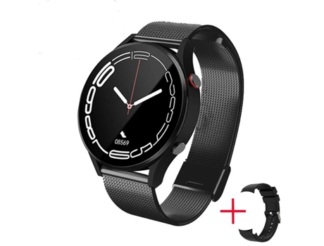 Reloj inteligente con pantalla de transistor de película fina 1,32, rastreador de ejercicios IP68, resistente al agua, sueño/frecuencia cardíaca/mo...