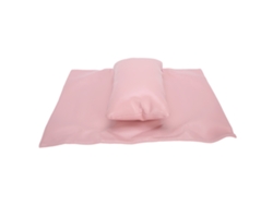 Rebe - Almofada de mão impermeável para unhas, apoio de pulso removível para manicure, rosa.