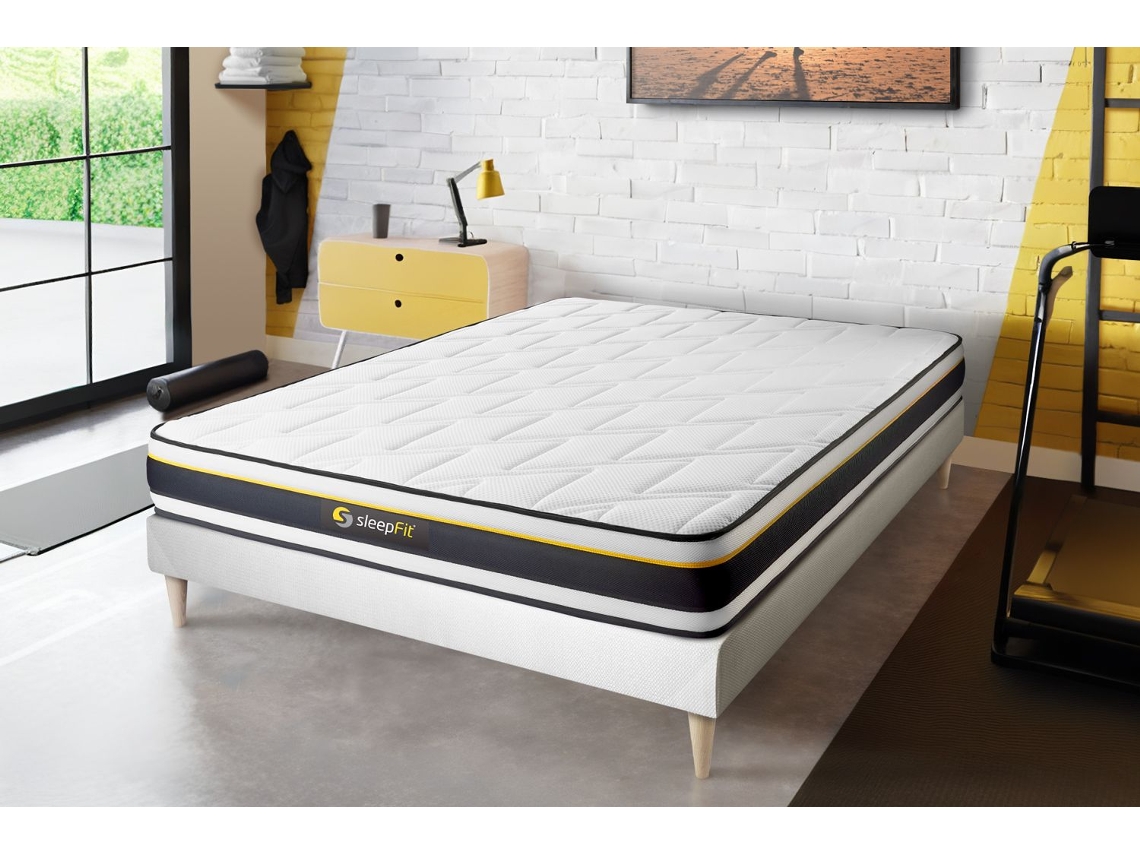 Somier Soft Multiláminas Alta Densidad Células Micro Air SLEEPFIT Blanco (140x190)