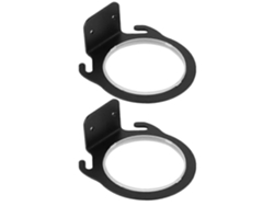 Soporte para secador de pelo, organizador de baño para cabello montado en la pared GOKOCO