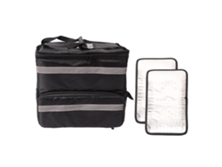 Mochila térmica de 50 l para reparto de pizza con capa expandible