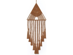 Pendente de Parede Tecido com Triângulo e Tassel Decoração Boho para Lar
