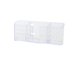Soporte De Pared Para Mando A Distancia, No Requiere Taladrar, Acrílico Transparente, Multifuncional, Blanco.