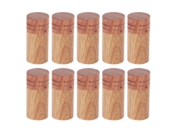 Caja de madera para almacenar aceites esenciales (10 unidades, diámetro 2,9 cm)