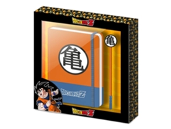 Set de papelería de Dragon Ball Z: bolígrafo y cuaderno.
