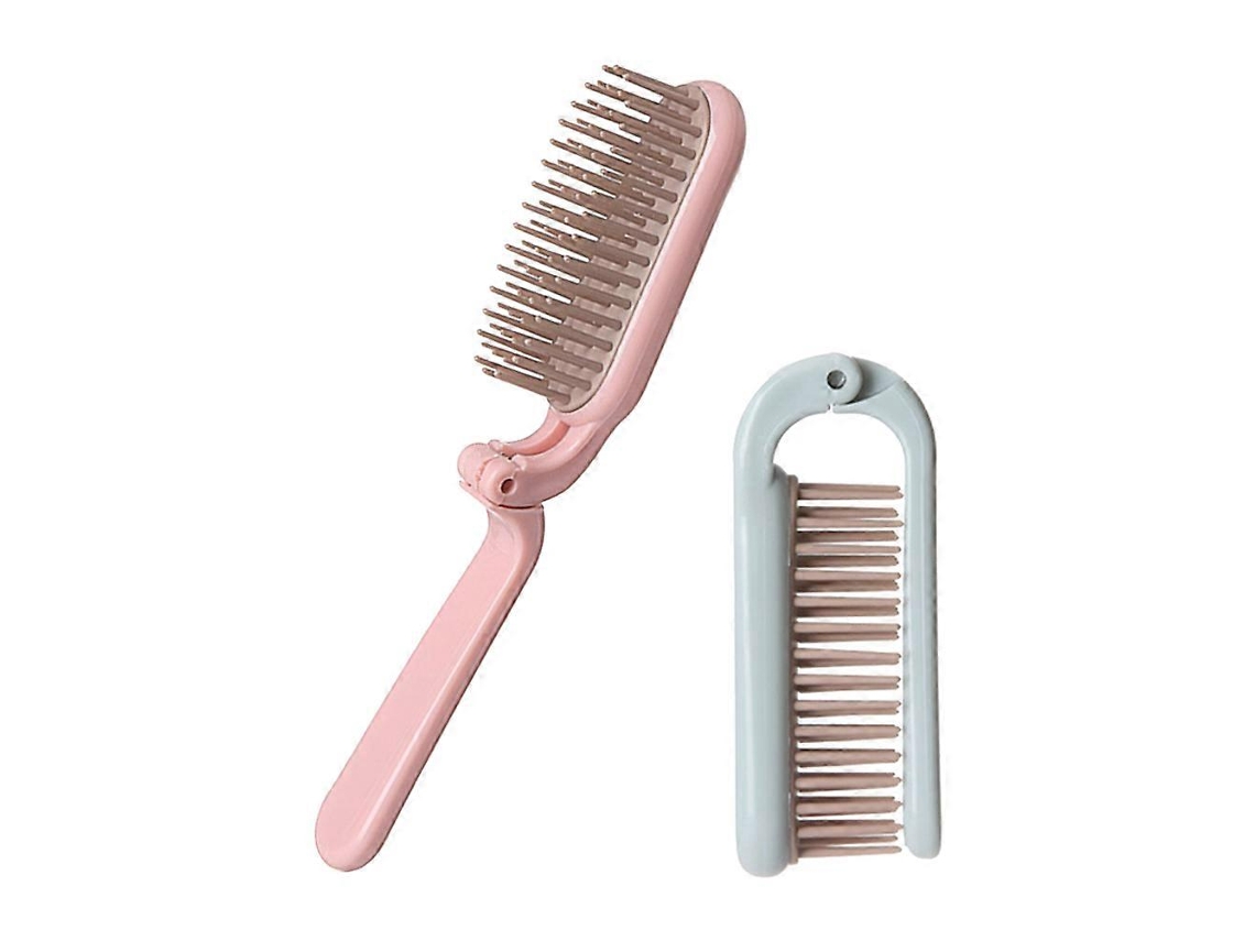 Paquete de 2 peines antiestáticos para masaje del cuero cabelludo, peines plegables de viaje para el cuidado del cabello, tienda Jinyubo