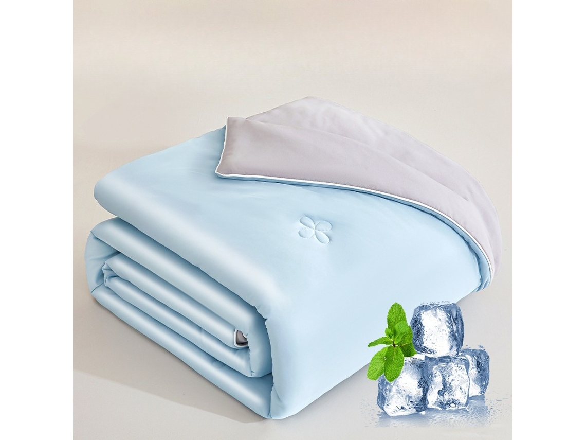 Manta Refrescante De Verano, Lavable Y Transpirable (azul/180x200cm) Gertiz