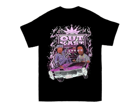 Camiseta ROCKINSTONE Outkast Two Dope Boyz In Cadillac Algodón para Hombre (S)