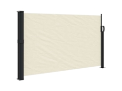 Toldo lateral retráctil crema VIDAXL (120x500 cm)