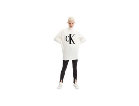 Camiseta CALVIN KLEIN (XS - Blanco)