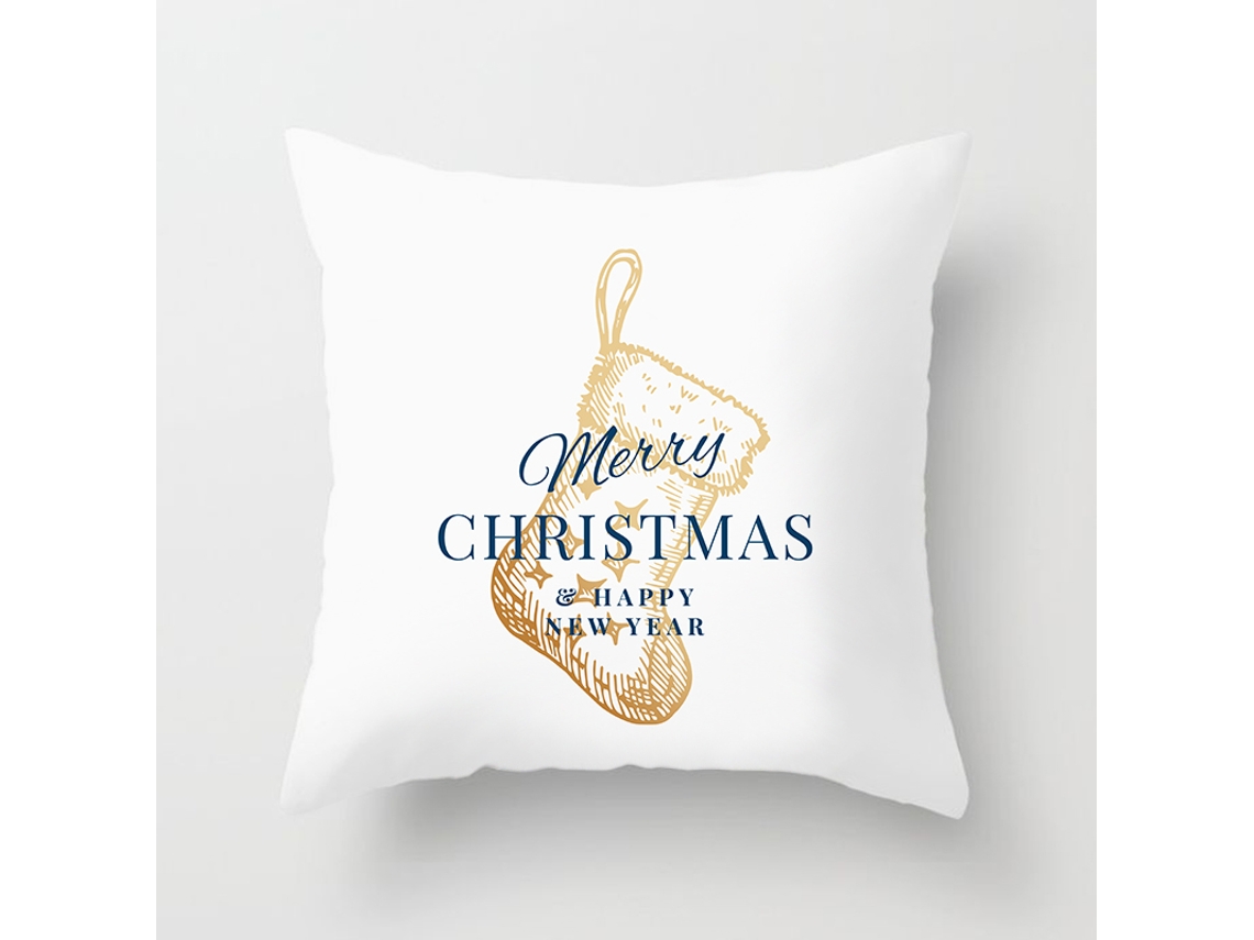 Estilo Nórdico Funda de Almohada Navideña