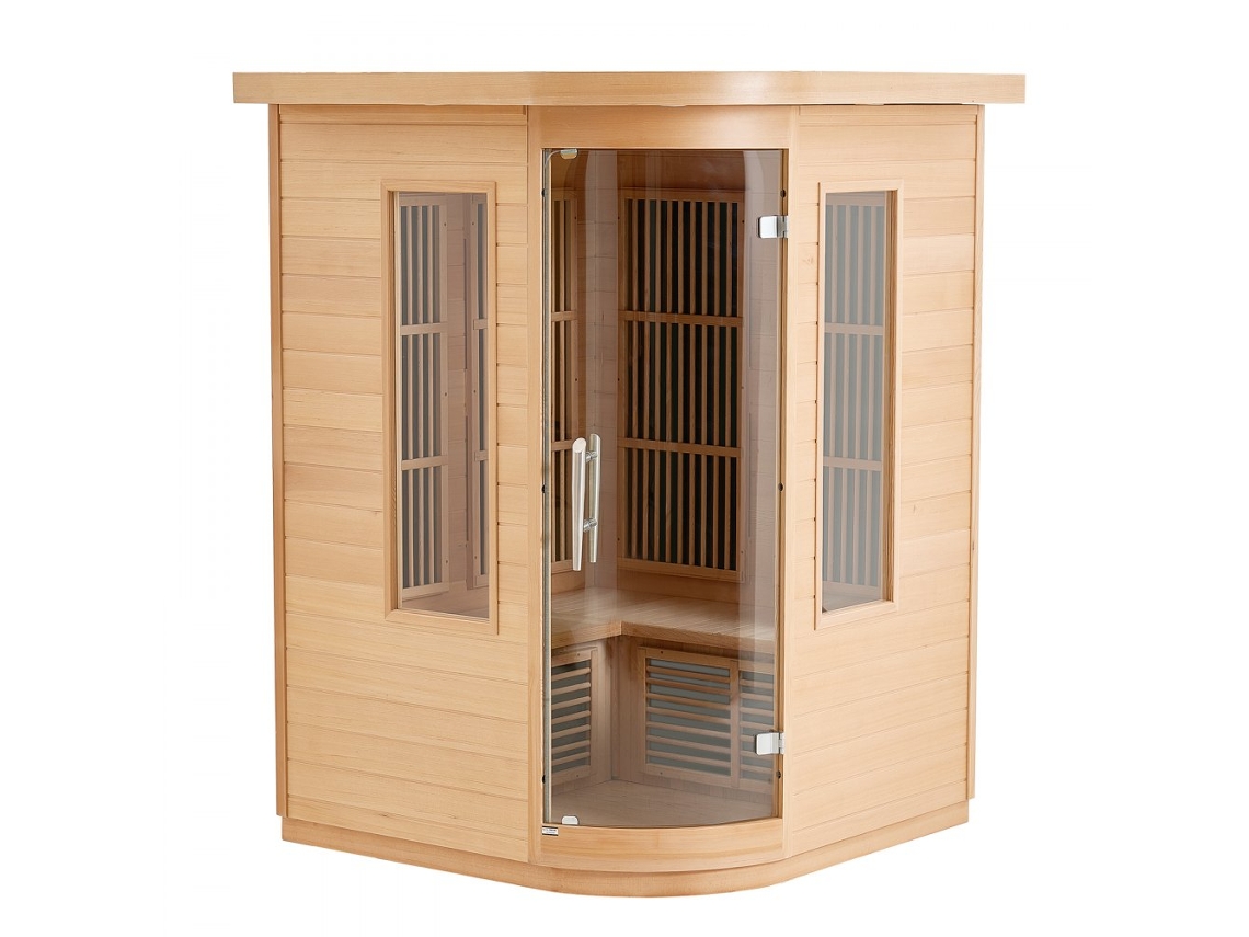 Cabina de Infrarrojos para 2 Personas con Paneles de Grafeno, Cromoterapia y 2000W Tekmaquinas