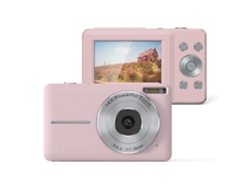 (memoria Rosa De 32 Gb) Mini Cámara Digital, Cámara Digital De Alta Definición, Zoom Óptico De 16x