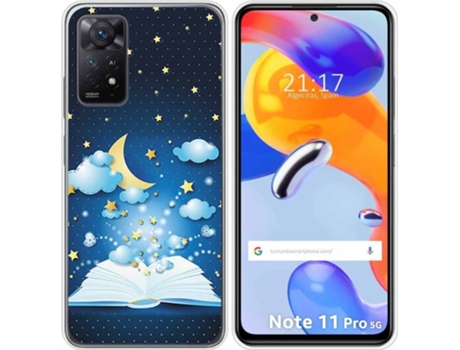 Carcasa Xiaomi Redmi Note 11 Pro TUMUNDOSMARTPHONE Dibujos Libro Cuentos Multicolor