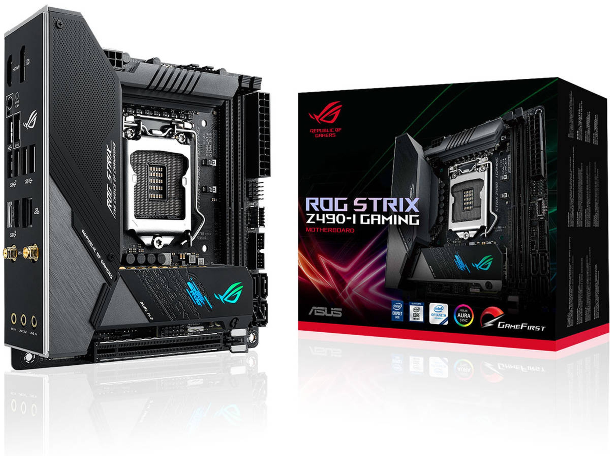 MB ASUS ROG STRIX Z490-I GAMING
