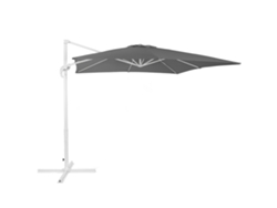 Sombrilla voladiza BELIANI Monza de Poliéster Gris 250x250x235